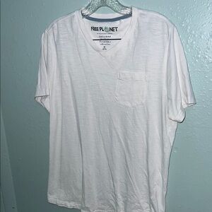 Free Planet White Short Sleeve Tee